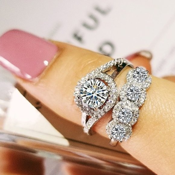 Jewelry - 925 Sterling silver ring and band